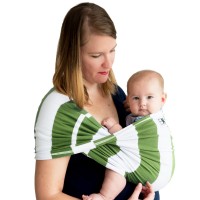 Sistem Purtare Baby K'tan Baby Carrier Print - Olive Stripe - Marimea XS