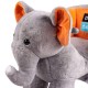 Balansoar de plus cu roti PlayTo Elefant
