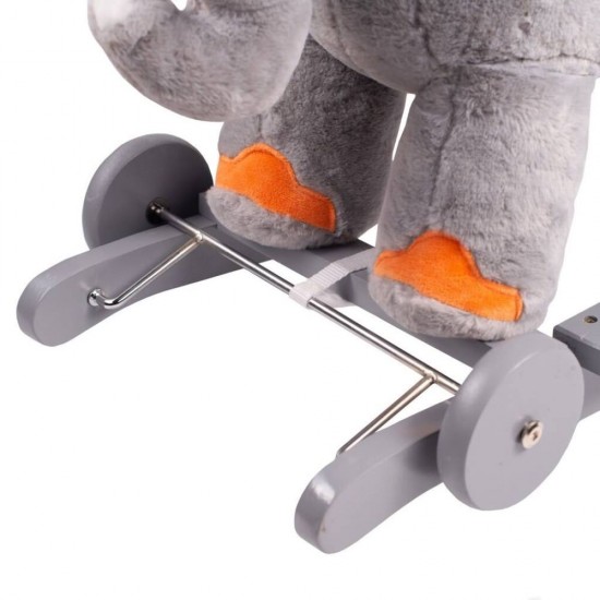 Balansoar de plus cu roti PlayTo Elefant