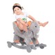 Balansoar de plus cu roti PlayTo Elefant