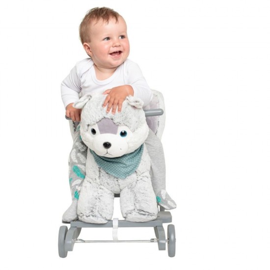 Balansoar de plus cu roti PlayTo Husky