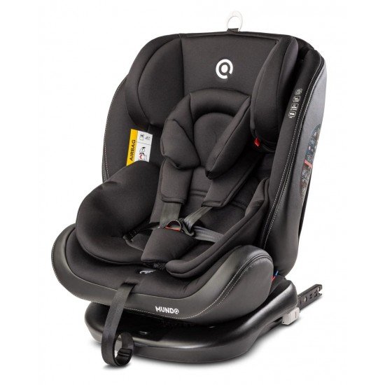 Scaun auto cu Isofix Caretero Mundo 0-36 Kg Black