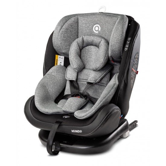 Scaun auto cu Isofix Caretero Mundo 0-36 Kg Grey
