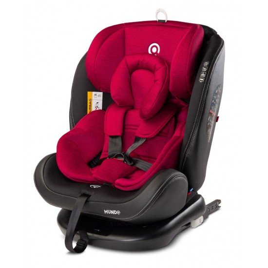 Scaun auto cu Isofix Caretero Mundo 0-36 Kg Red