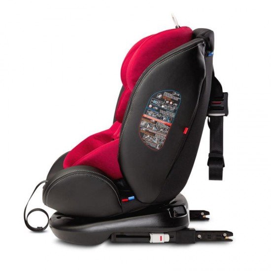 Scaun auto cu Isofix Caretero Mundo 0-36 Kg Red
