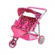 Carucior pentru doua papusi PlayTo Klaudia Roz