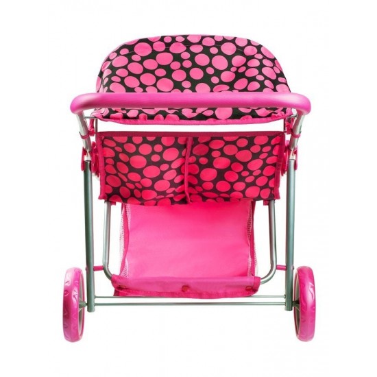 Carucior pentru doua papusi PlayTo Klaudia Roz