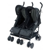 Carucior sport pentru gemeni Asalvo Double River Black