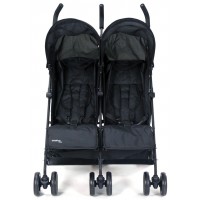 Carucior sport pentru gemeni Asalvo Double River Black