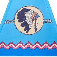 Cort pentru copii PlayTo Teepee Indian Albastru mic