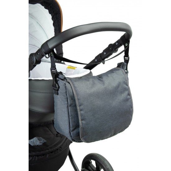 Geanta multifunctionala textila pentru carucior Caretero Graphite