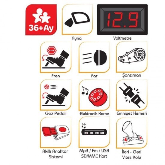 Jeep electric cu doua locuri Pilsan Panzer 4x4 12V