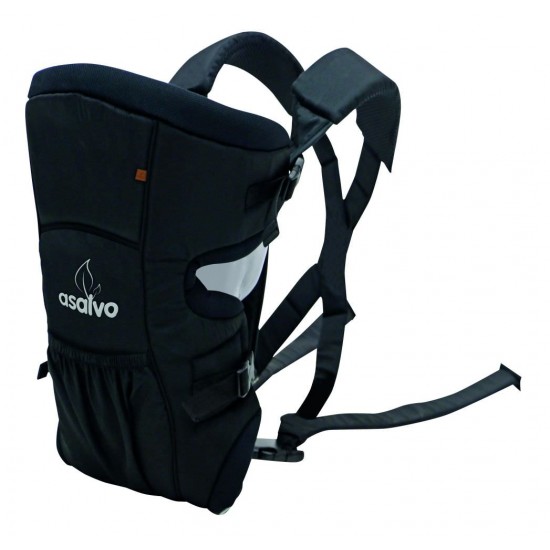 Marsupiu bidirectional Asalvo Baby Carrier Black