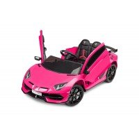 Masinuta electrica cu telecomanda Toyz Lamborghini Aventador SVJ 12V Pink