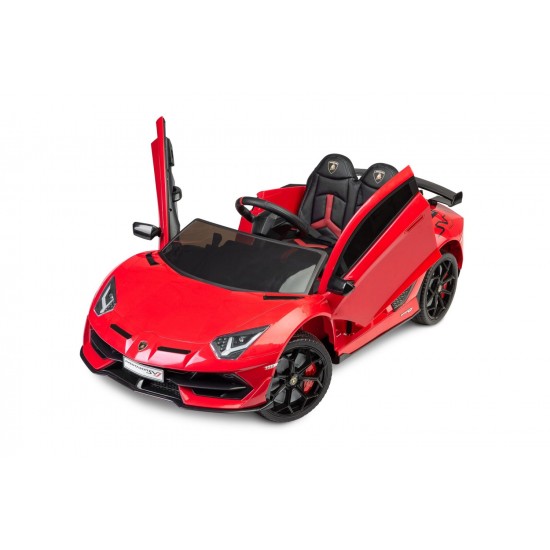 Masinuta electrica cu telecomanda Toyz Lamborghini Aventador SVJ 12V Red