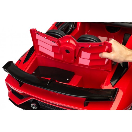 Masinuta electrica cu telecomanda Toyz Lamborghini Aventador SVJ 12V Red
