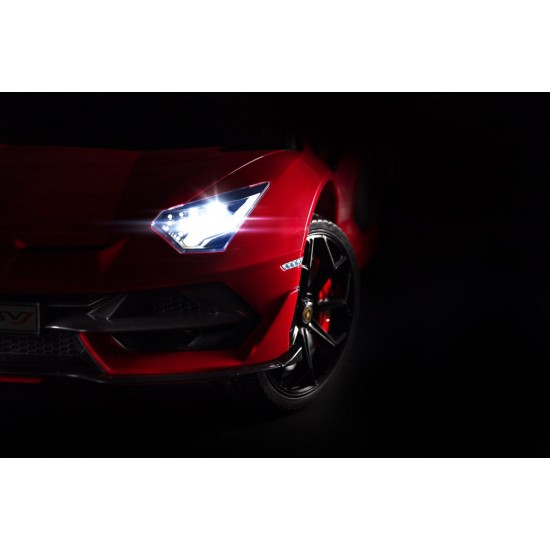 Masinuta electrica cu telecomanda Toyz Lamborghini Aventador SVJ 12V Red