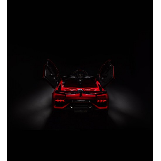 Masinuta electrica cu telecomanda Toyz Lamborghini Aventador SVJ 12V Red