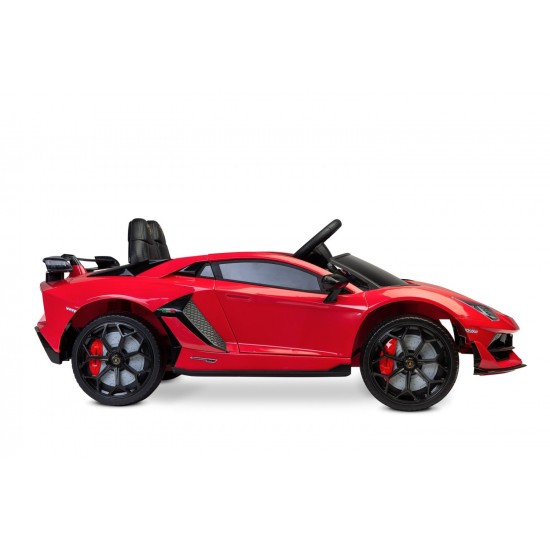 Masinuta electrica cu telecomanda Toyz Lamborghini Aventador SVJ 12V Red