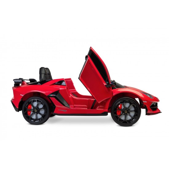 Masinuta electrica cu telecomanda Toyz Lamborghini Aventador SVJ 12V Red