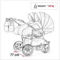 Carucior gemeni Mikado Duet Lux D-21 3 in 1