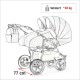 Carucior gemeni Mikado Duet Lux D-21 3 in 1