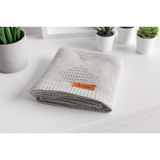 Paturica bambus 100% 100x80 cm Gri