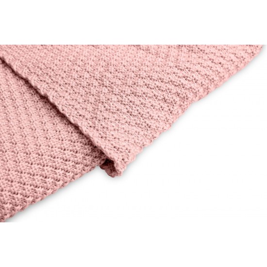 Paturica cu gluga bambus 100% cutie cadou Roz