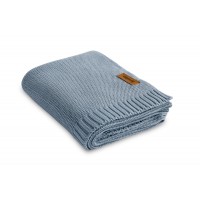 Paturica de bumbac si bambus Sensillo 100x80 cm Jeans