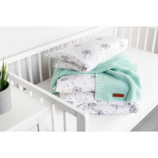 Paturica de bumbac si bambus Sensillo 100x80 cm Menta