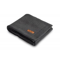 Paturica de bumbac tricotata Sensillo 100x80 cm Grafit