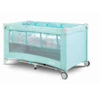 Patut pliant cu etaj intermediar Caretero Basic Plus Mint