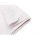 Prosop de bumbac cu gluga Sensillo Krepa 100x100 cm Alb