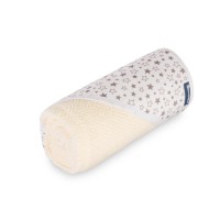 Prosop de bumbac cu gluga Sensillo Krepa 100x100 cm Natur