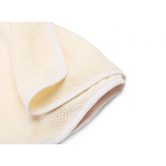 Prosop de bumbac cu gluga Sensillo Krepa 100x100 cm Natur