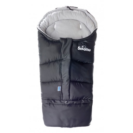 Sac de iarna Sensillo 3 in 1 Polar Negru/Gri