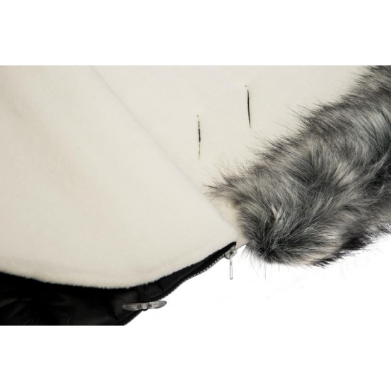 Sac de iarna Sensillo ELF Polar Negru 100x46 cm