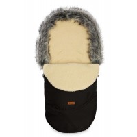 Sac de iarna carucior Sensillo Eskimo Lana 100x46 cm Negru