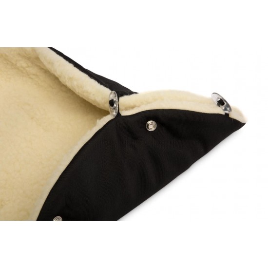 Sac de iarna carucior Sensillo Eskimo Lana 100x46 cm Negru