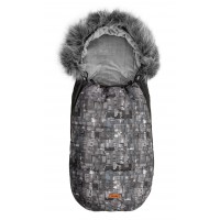 Sac de iarna Sensillo Olaf Fleece 100x45 cm Grafit