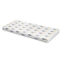 Saltea de spuma Sensillo 120x60 cm Gri/Elefanti