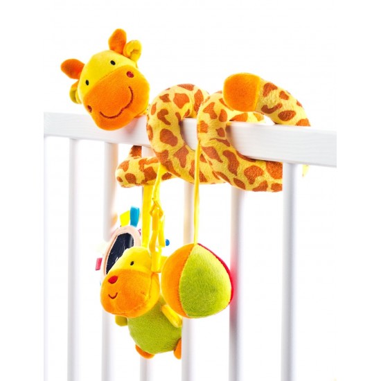 Spirala cu jucarii pentru patut/carucior Sensillo Giraffe
