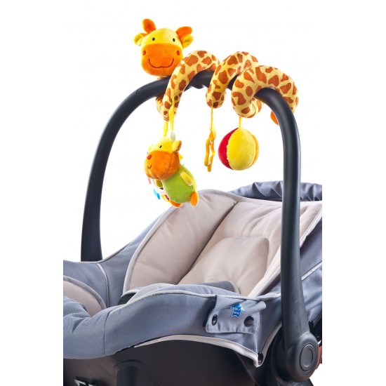 Spirala cu jucarii pentru patut/carucior Sensillo Giraffe