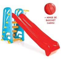 Tobogan cu cos de baschet Pilsan Wavy si minge cadou