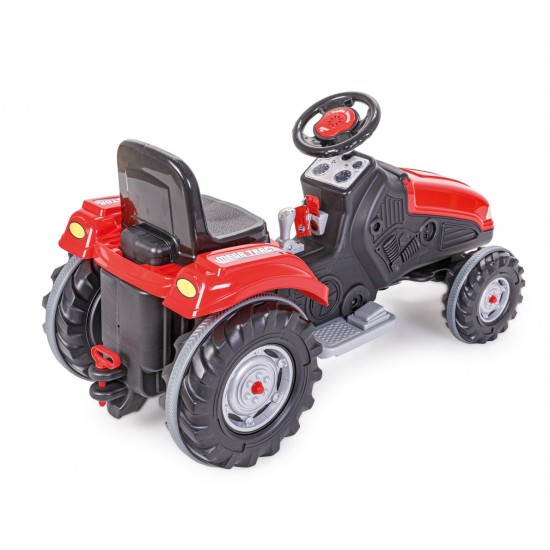 Tractor electric copii Pilsan Mega 12V Rosu
