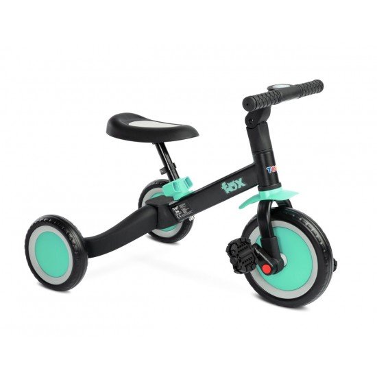 Tricicleta copii 2 in 1 Toyz Fox Turcoaz