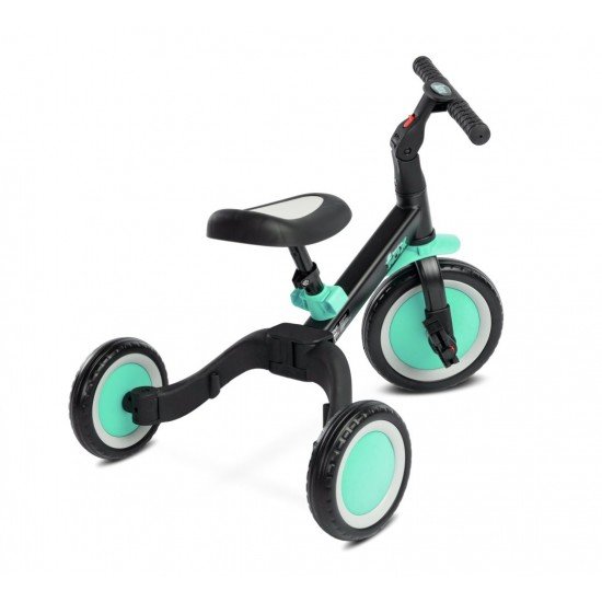 Tricicleta copii 2 in 1 Toyz Fox Turcoaz