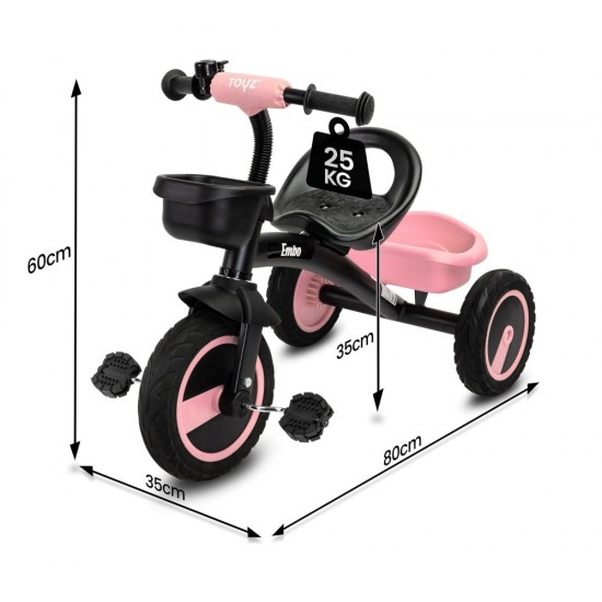 Tricicleta pentru copii Toyz EMBO Pink