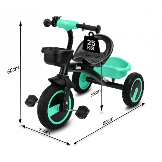 Tricicleta pentru copii Toyz Embo Turcoaz