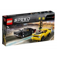 LEGO Speed Champions - 2018 Dodge Challenger SRT Demon si 1970 Dodge Charger R/T 75893